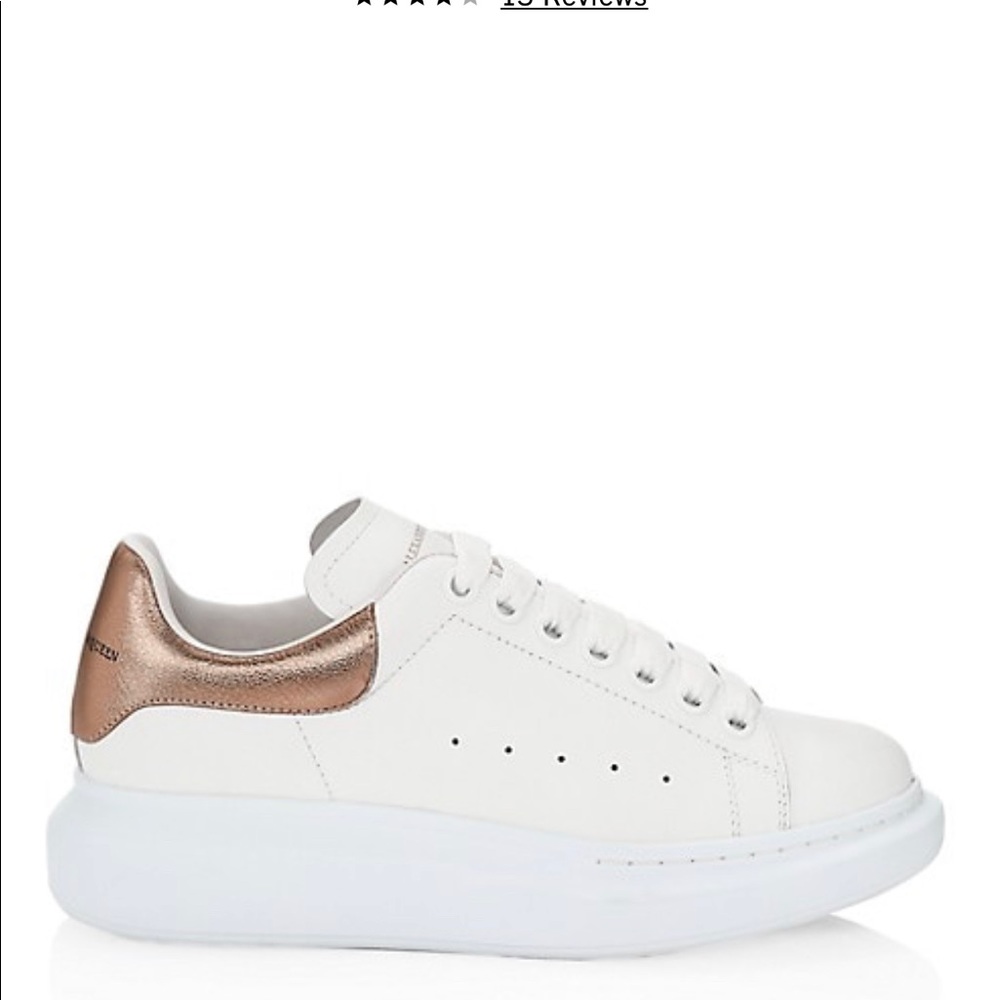 Rose Gold Alexander McQueen Sneaker